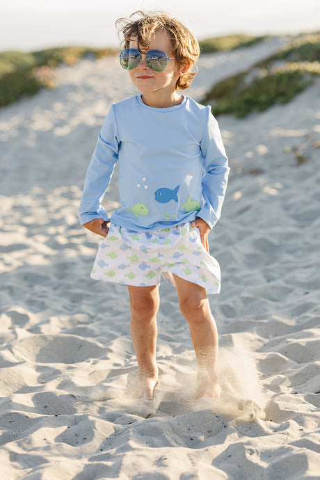 FISH BOYS SWIMSUIT AND RASHGUARD