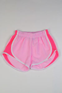 Pink Athletic Shorts with Hot pink Sides