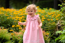 Load image into Gallery viewer, PINK RUFFLE DRESS LACE TRIM