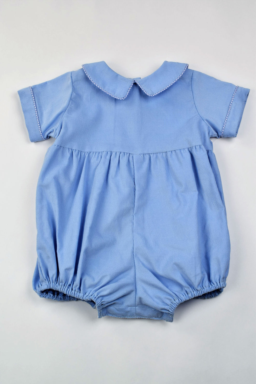 Boys Blue Corduroy Romper