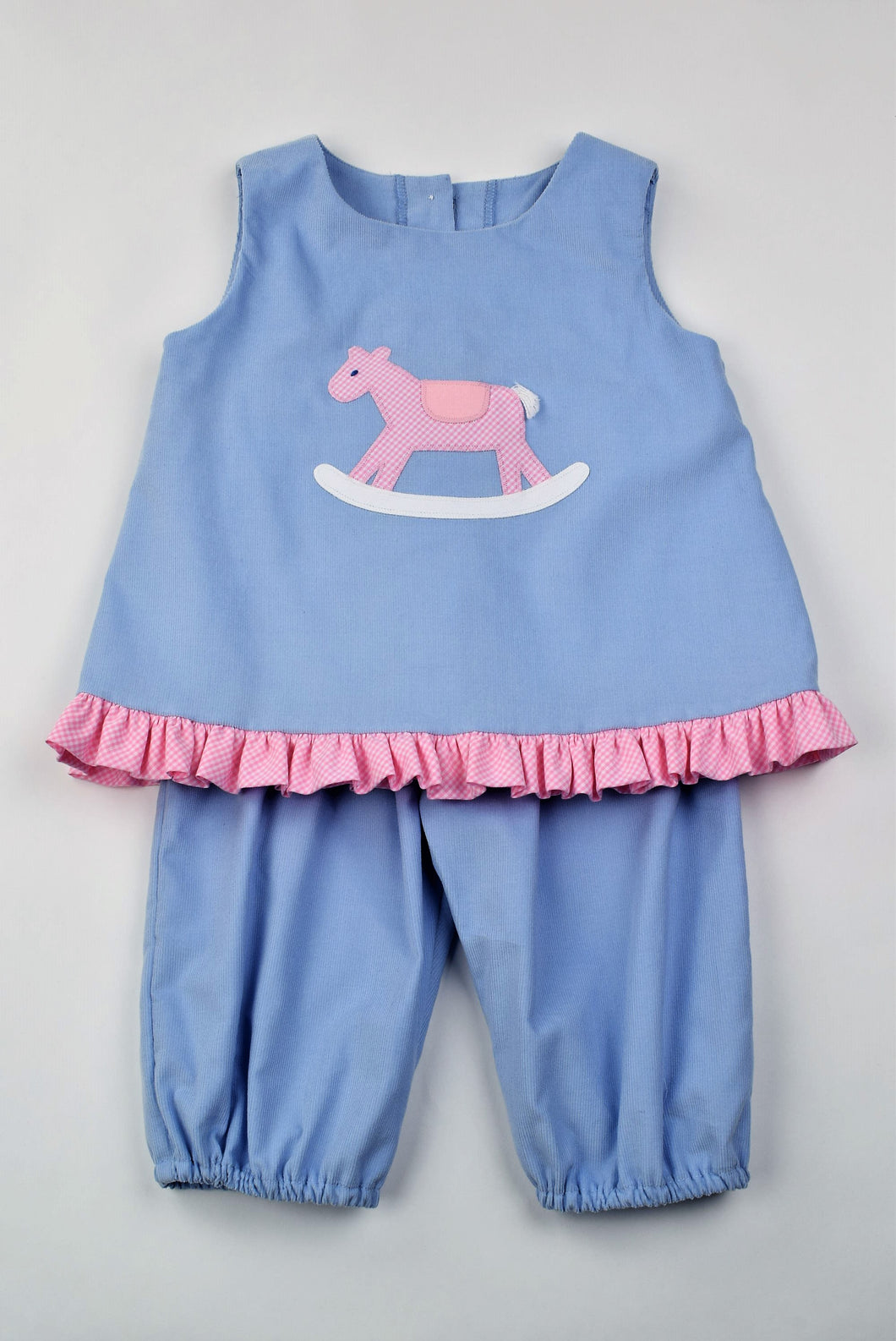 Girls Rocking Horse Popover Set