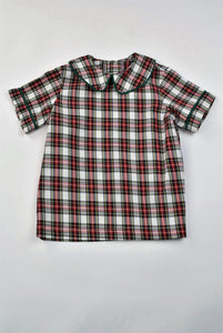 Boys Holiday Plaid Shirt