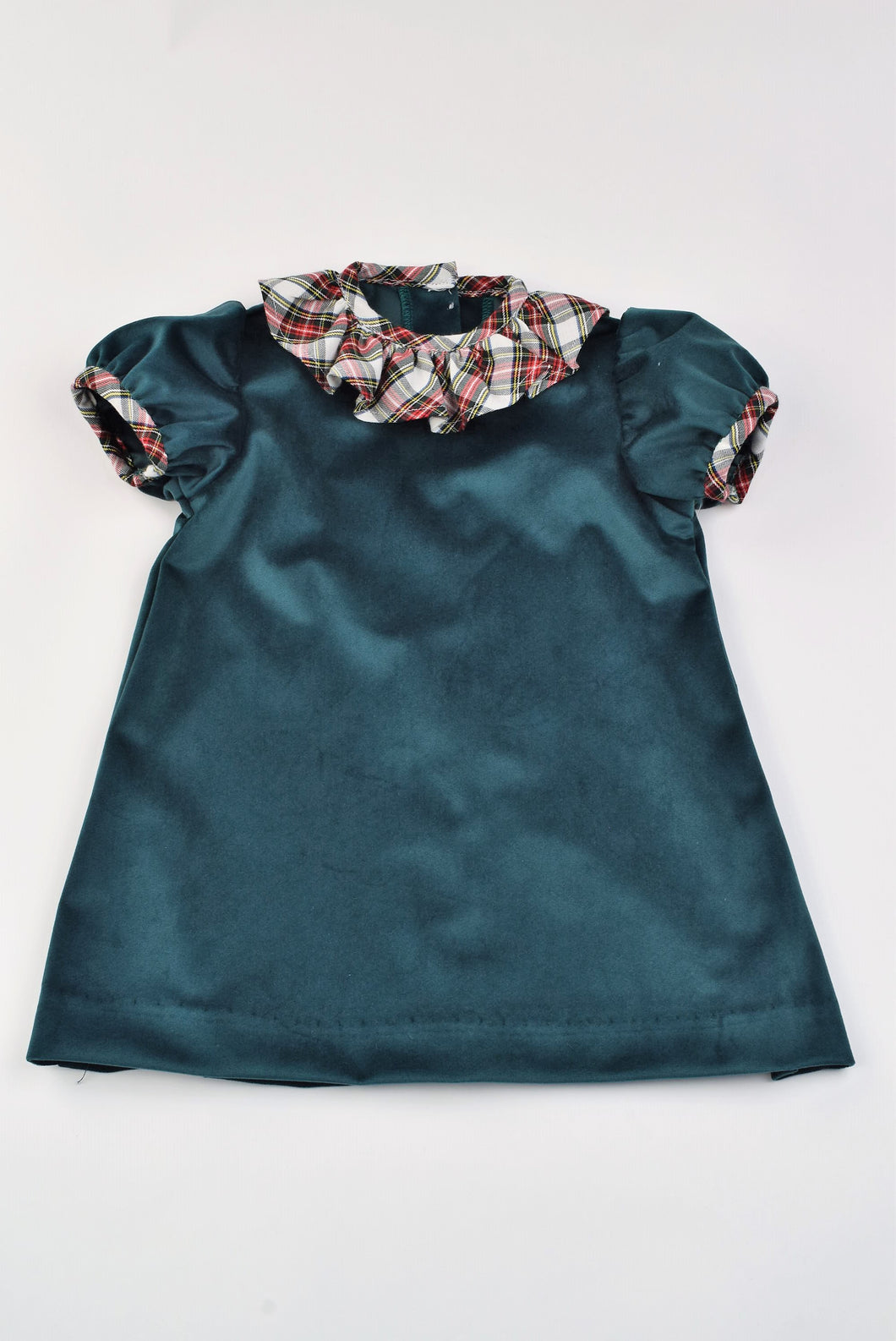 Girls Hunter Velvet Float Dress