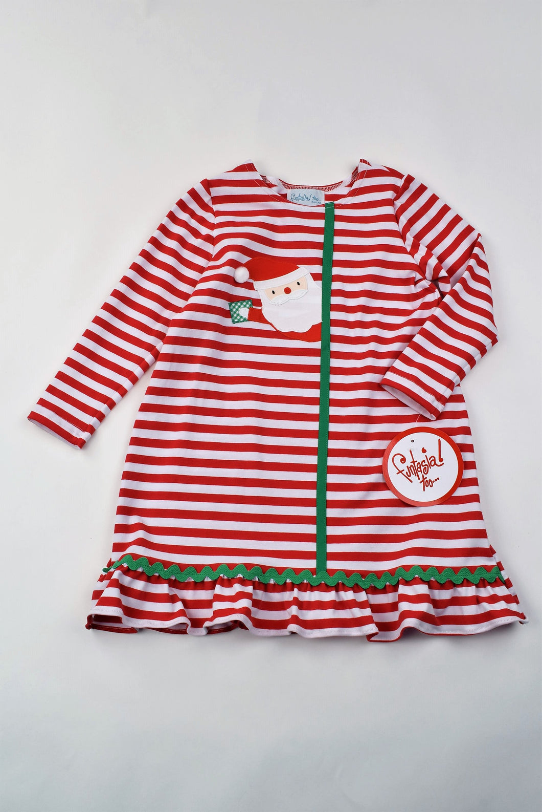 Girls Santa Knit Dress