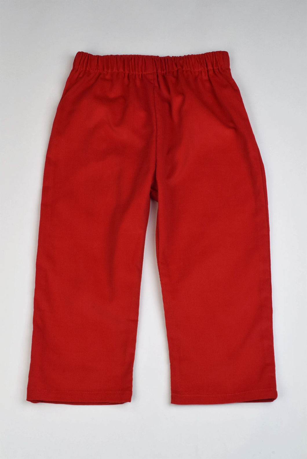 Boys Red Corduroy Pants