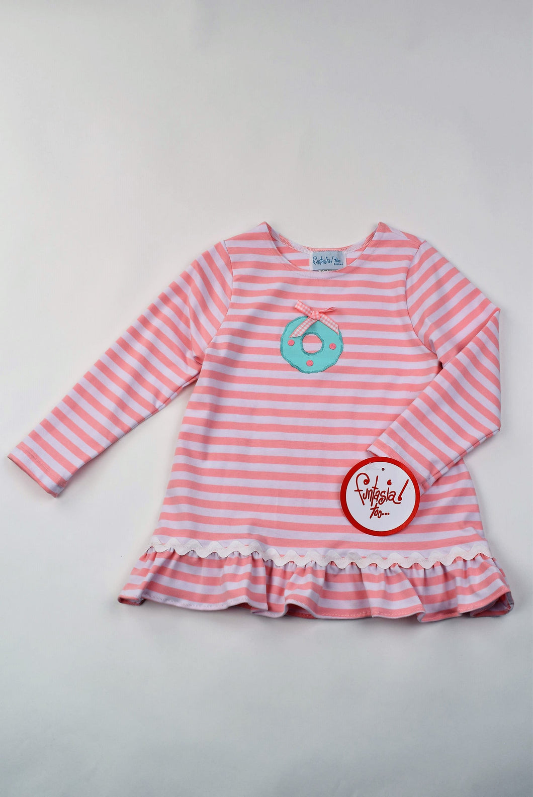 Girls Baby Doll Wreath Top