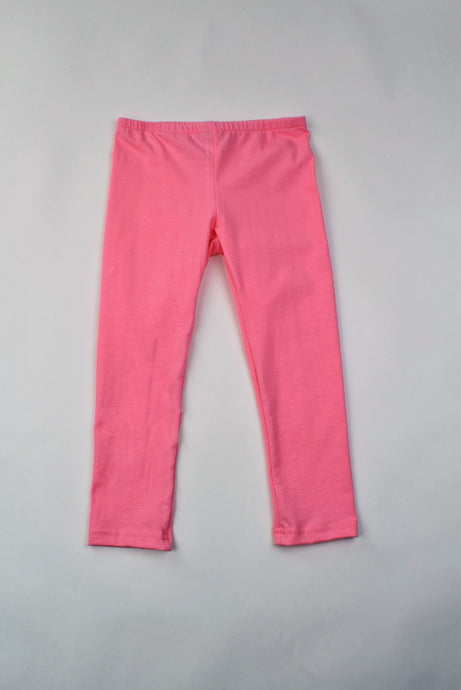 Girls Pink Leggings