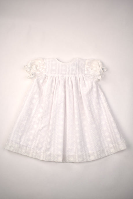 WHITE EYELET FLOAT DRESS