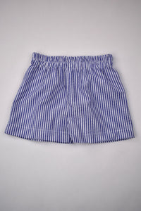 BOYS NAVY STRIPE SHORTS