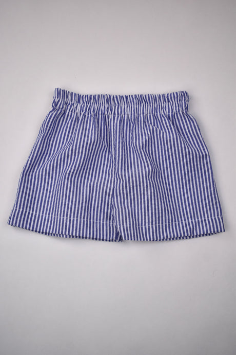 BOYS NAVY STRIPE SHORTS