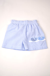 WHALE APPLIQUE RASH GUARD AND SWIM TRUNKS SET