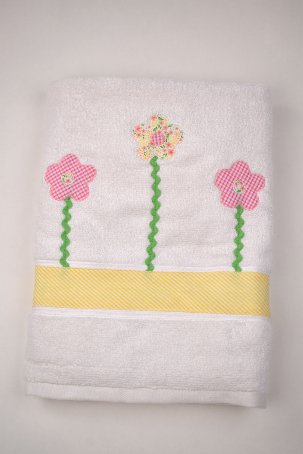 Towel with Yellow Flowers