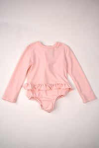 PINK RASH GUARD SWIMSUIT