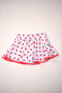 STRAWBERRY PRINT SKORT