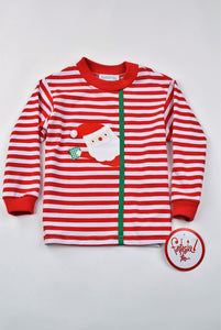 Boys Long Sleeve Tee Santa